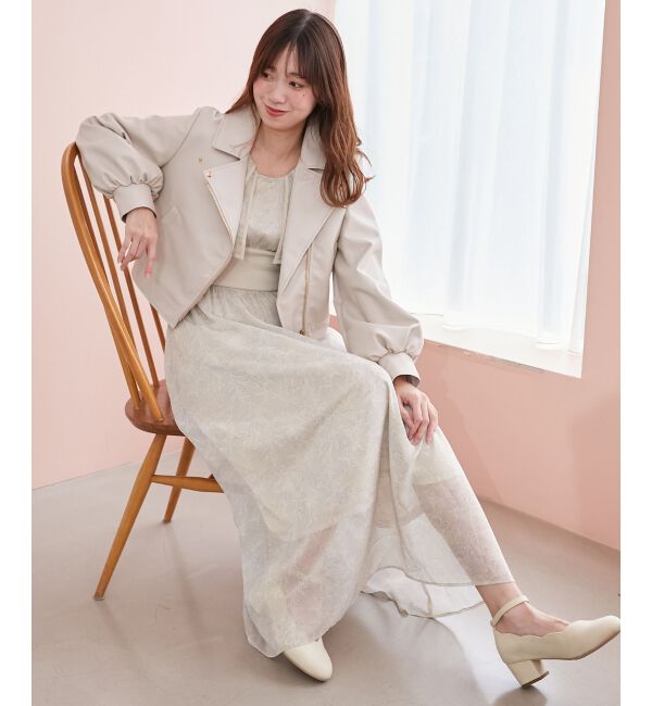  「ダブルカラーコルセットワンピース」|ワンピース|