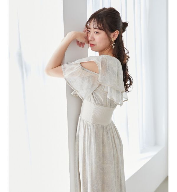  「ダブルカラーコルセットワンピース」|ワンピース|