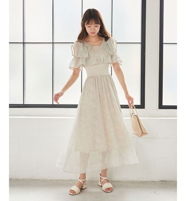  「ダブルカラーコルセットワンピース」|ワンピース|