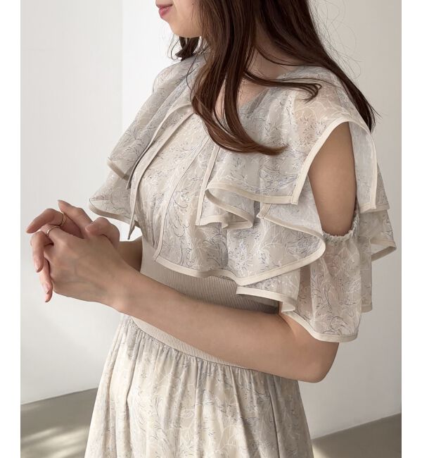  「ダブルカラーコルセットワンピース」|ワンピース|