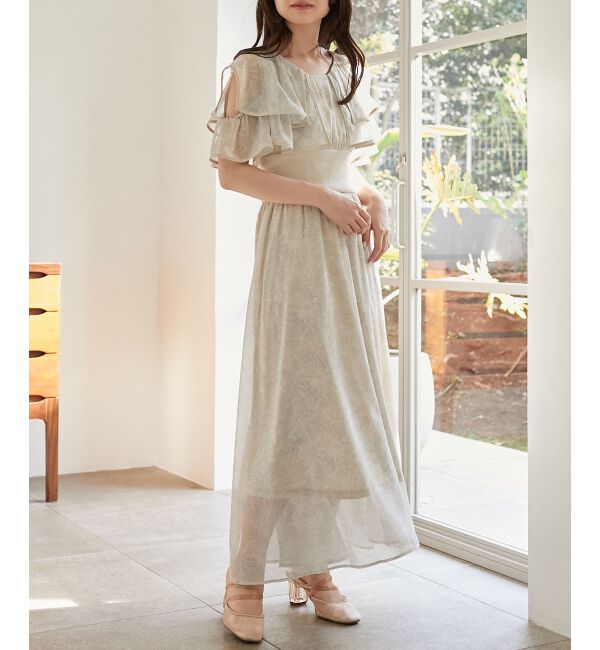  「ダブルカラーコルセットワンピース」|ワンピース|