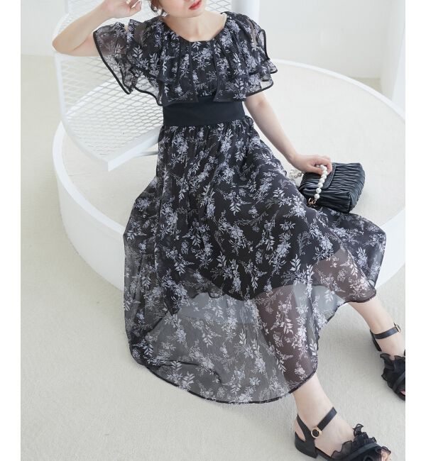  「ダブルカラーコルセットワンピース」|ワンピース|