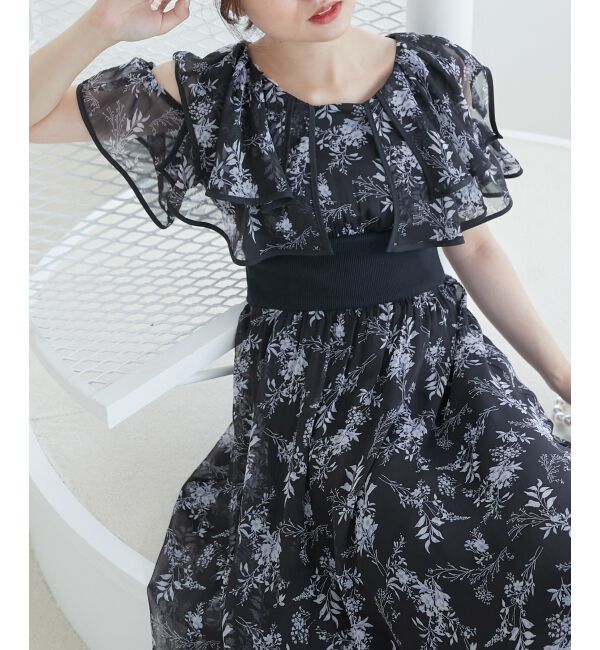  「ダブルカラーコルセットワンピース」|ワンピース|