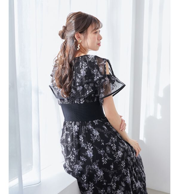  「ダブルカラーコルセットワンピース」|ワンピース|