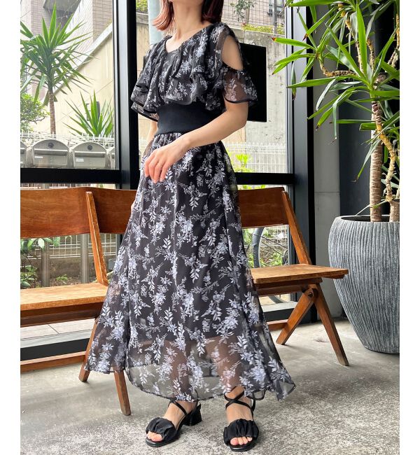  「ダブルカラーコルセットワンピース」|ワンピース|