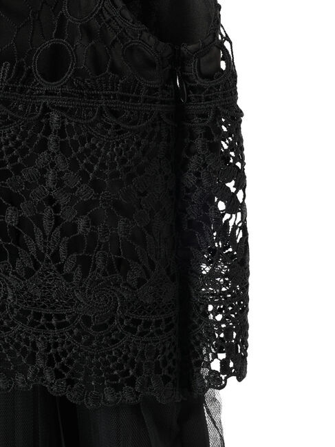 earth music&ecology「レースチュールプリーツワンピース」|ワンピース|