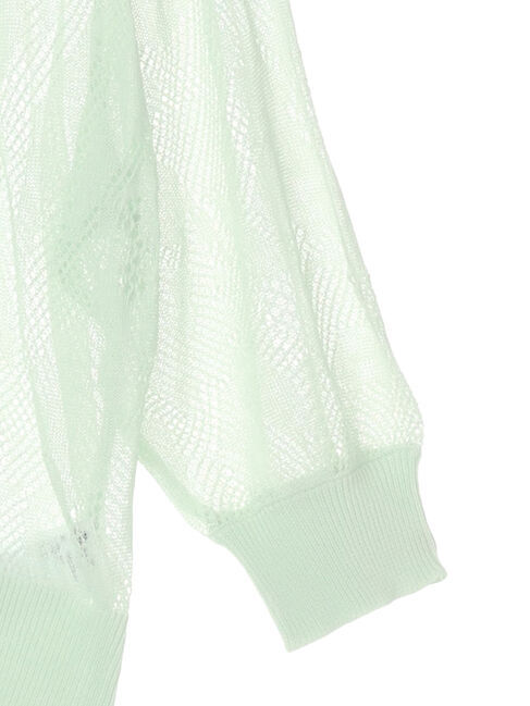 earth music&ecology「花柄シアーカーディガン」|カーディガン|