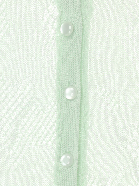 earth music&ecology「花柄シアーカーディガン」|カーディガン|