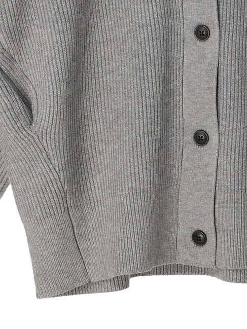  「パチパチしにくいVネック片畦ニットカーディガン」|カーディガン|