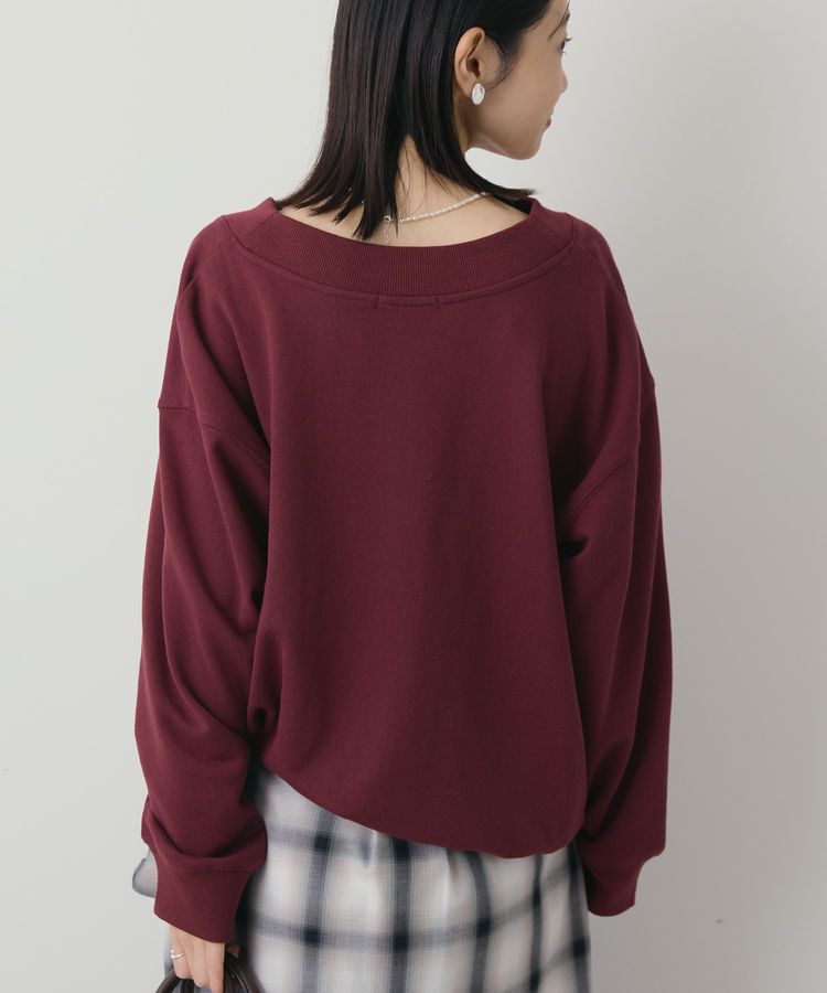 AMERICAN HOLIC「Vネックワンポイントロゴスウェットプルオーバー」|スウェット・ジャージ|