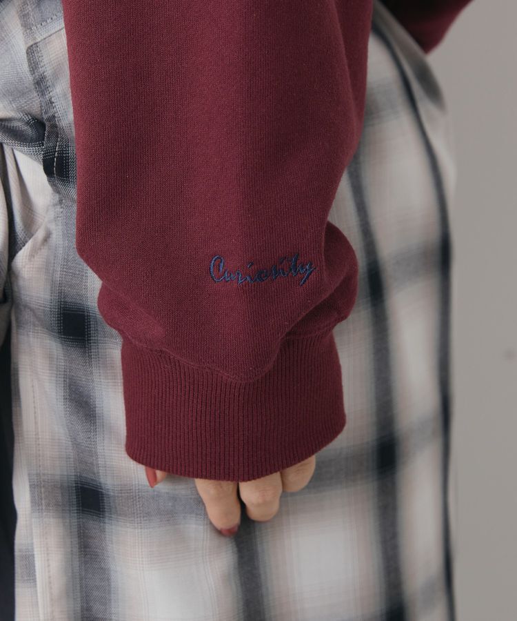 AMERICAN HOLIC「Vネックワンポイントロゴスウェットプルオーバー」|スウェット・ジャージ|