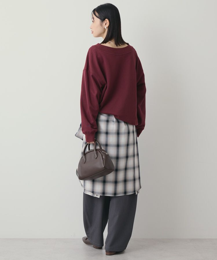 AMERICAN HOLIC「Vネックワンポイントロゴスウェットプルオーバー」|スウェット・ジャージ|