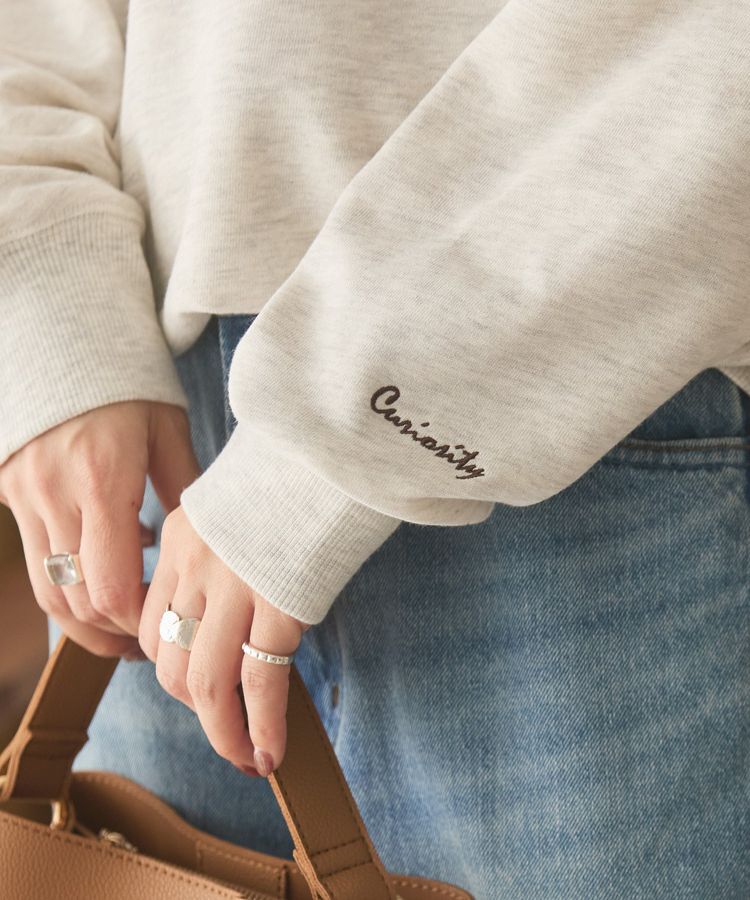 AMERICAN HOLIC「Vネックワンポイントロゴスウェットプルオーバー」|スウェット・ジャージ|