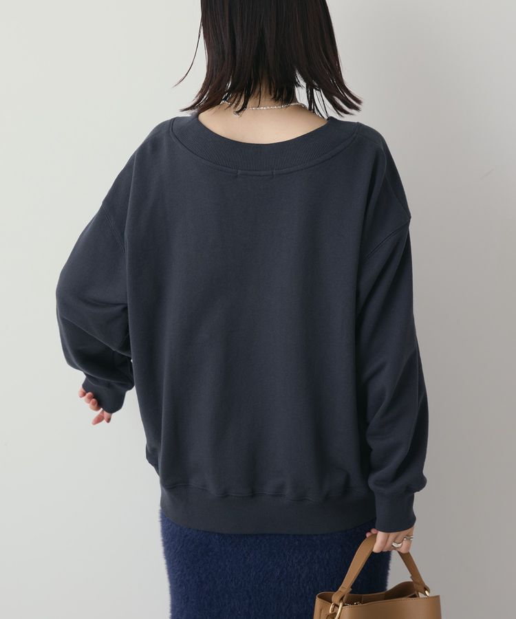 AMERICAN HOLIC「Vネックワンポイントロゴスウェットプルオーバー」|スウェット・ジャージ|