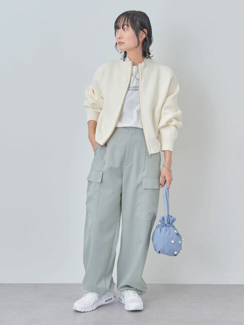 Green Parks「・ELENCARE　DUE　ハイネックZIPカーディガン」|カーディガン|