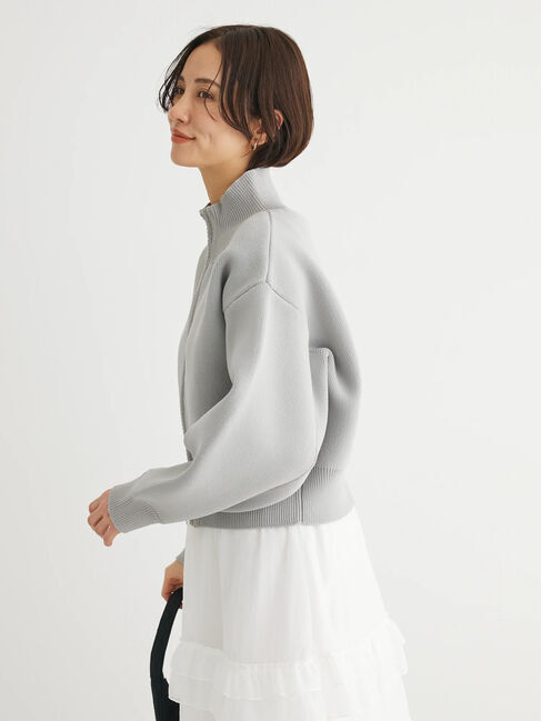 Green Parks「・ELENCARE　DUE　ハイネックZIPカーディガン」|カーディガン|