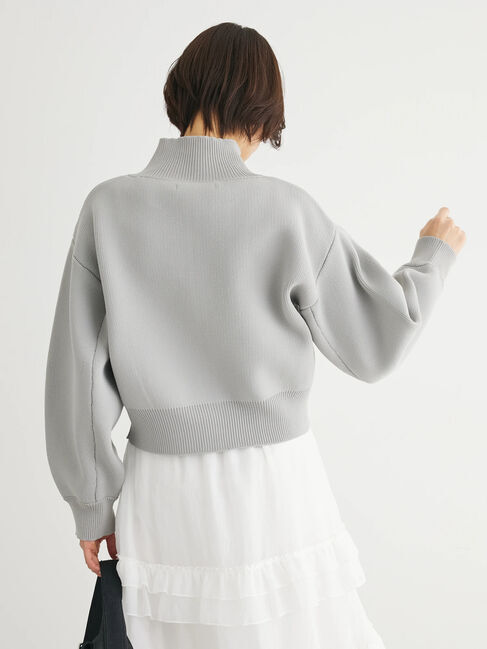 Green Parks「・ELENCARE　DUE　ハイネックZIPカーディガン」|カーディガン|