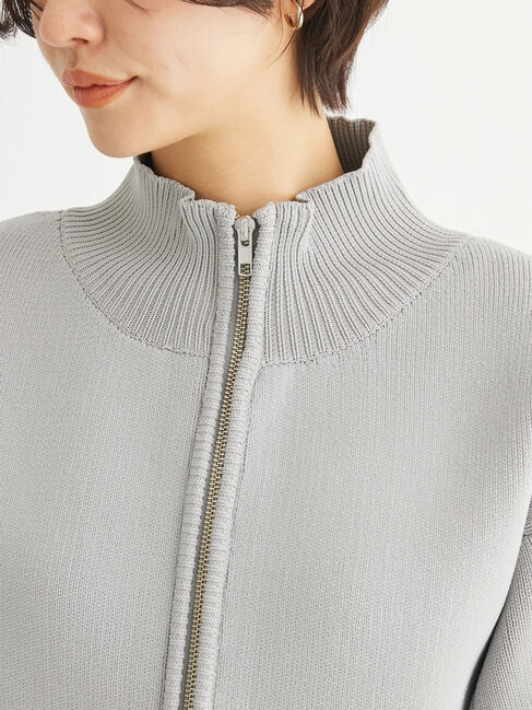 Green Parks「・ELENCARE　DUE　ハイネックZIPカーディガン」|カーディガン|