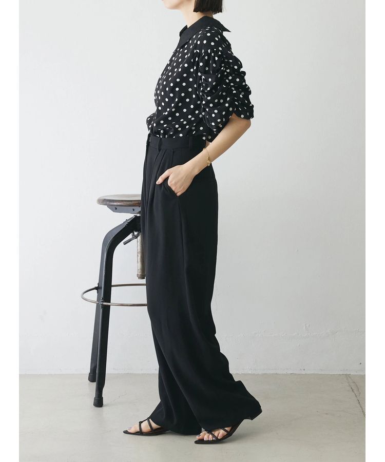 AnriettMusee「ギャザースリーブブラウス」|シャツ・ブラウス|