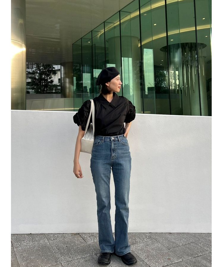 AnriettMusee「ギャザースリーブブラウス」|シャツ・ブラウス|