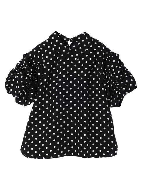 AnriettMusee「ギャザースリーブブラウス」|シャツ・ブラウス|