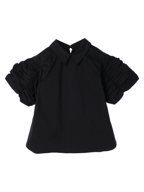AnriettMusee「ギャザースリーブブラウス」|シャツ・ブラウス|