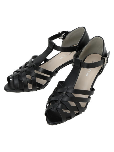 armonia「RUPIS.メッシュTストラップグルカサンダル」|サンダル|Black