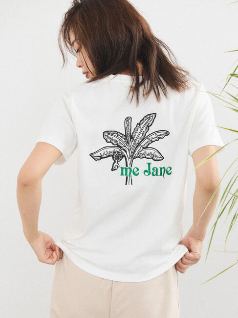 Green Parks「me　Jane/バックプリントコンパクトTシャツ」|Tシャツ・カットソー|