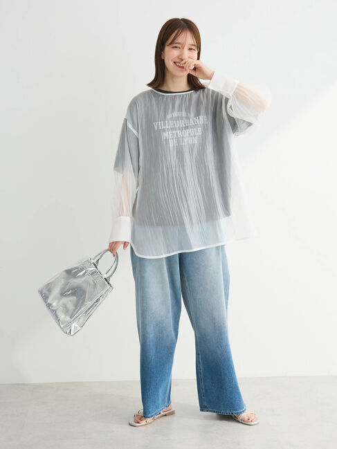 Green Parks「・ELENCARE　DUE　2wayシアーブラウス」|チュニック|