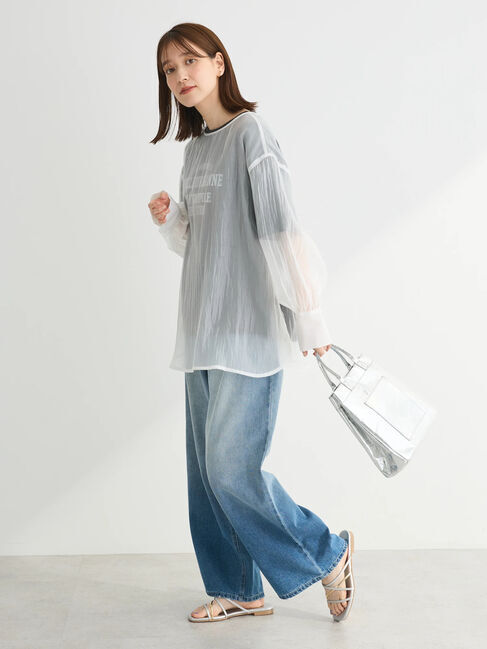 Green Parks「・ELENCARE　DUE　2wayシアーブラウス」|チュニック|