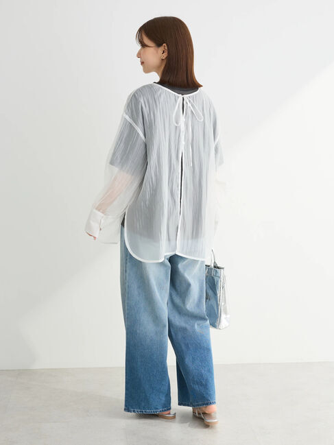 Green Parks「・ELENCARE　DUE　2wayシアーブラウス」|チュニック|