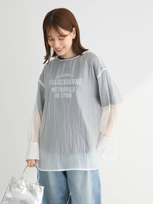 Green Parks「・ELENCARE　DUE　2wayシアーブラウス」|チュニック|