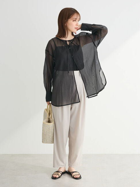 Green Parks「・ELENCARE　DUE　2wayシアーブラウス」|チュニック|