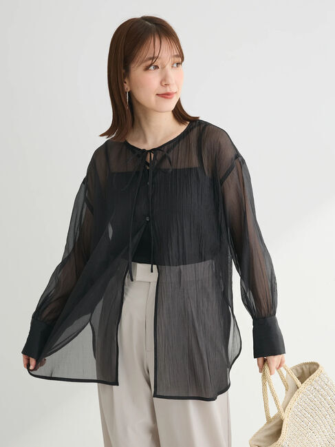 Green Parks「・ELENCARE　DUE　2wayシアーブラウス」|チュニック|