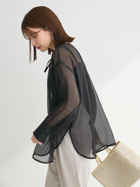 Green Parks「・ELENCARE　DUE　2wayシアーブラウス」|チュニック|