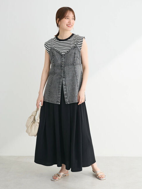 Green Parks「・ELENCARE　DUE　デニムロングキャミ」|インナー|