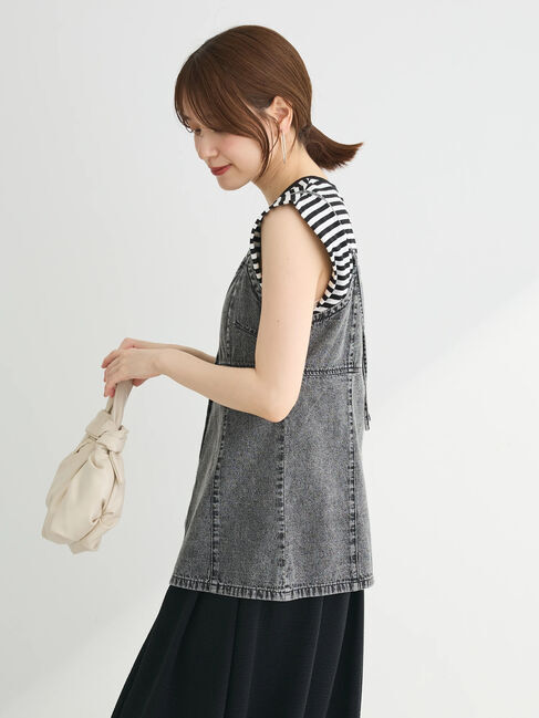 Green Parks「・ELENCARE　DUE　デニムロングキャミ」|インナー|