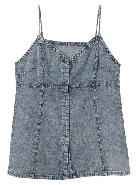 Green Parks「・ELENCARE　DUE　デニムロングキャミ」|インナー|