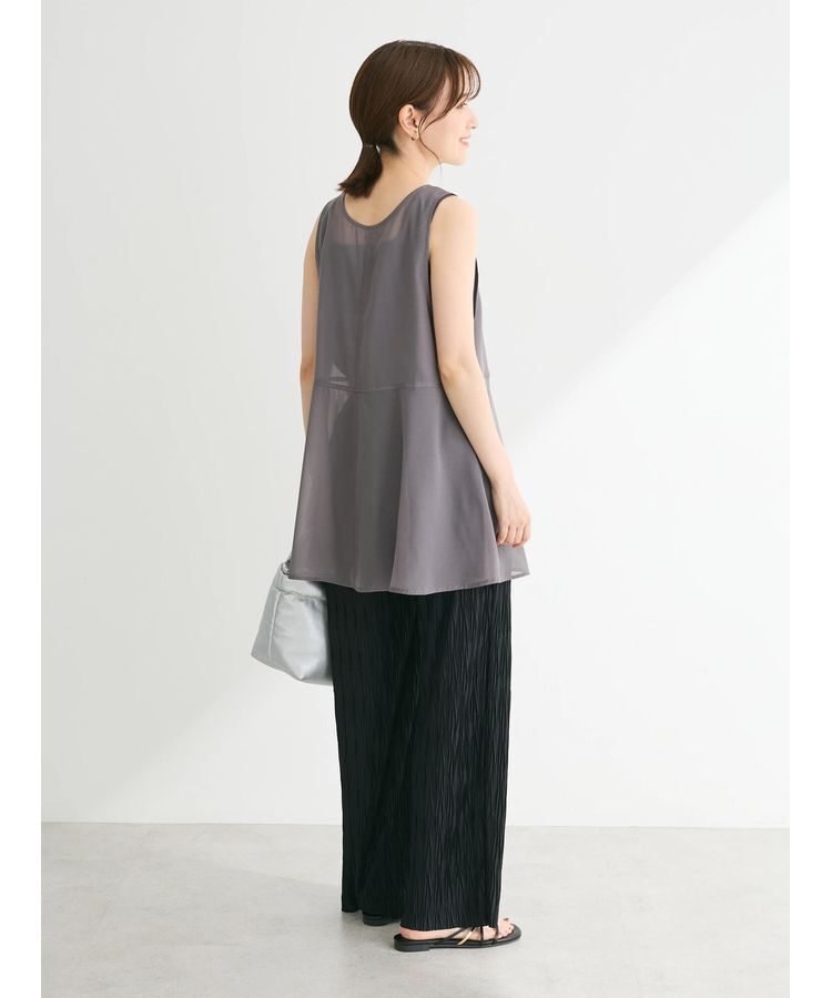 Green Parks「・ELENCARE　DUEオーガンジーノースリチュニック」|チュニック|