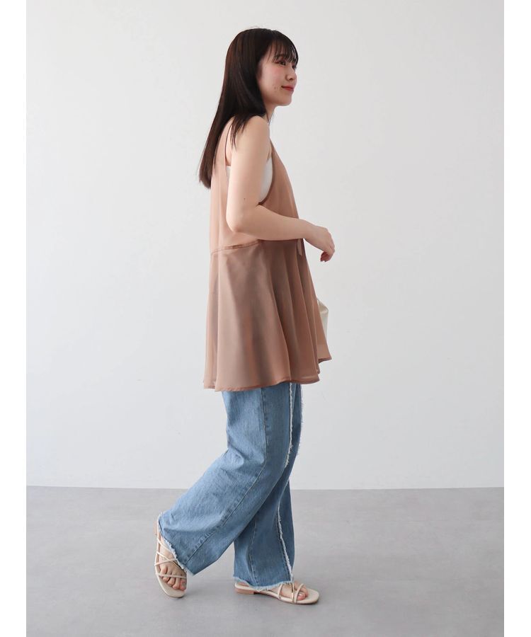 Green Parks「・ELENCARE　DUEオーガンジーノースリチュニック」|チュニック|