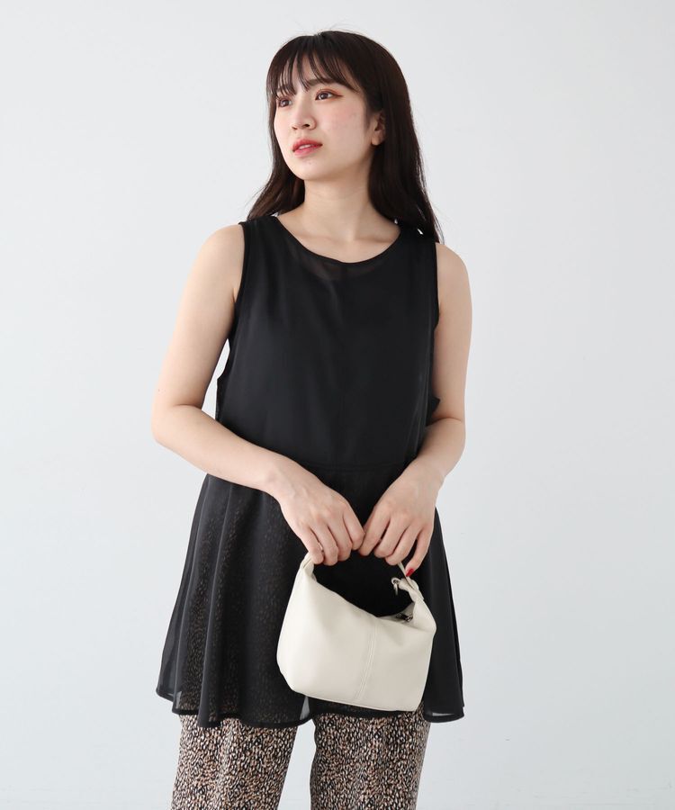 Green Parks「・ELENCARE　DUEオーガンジーノースリチュニック」|チュニック|