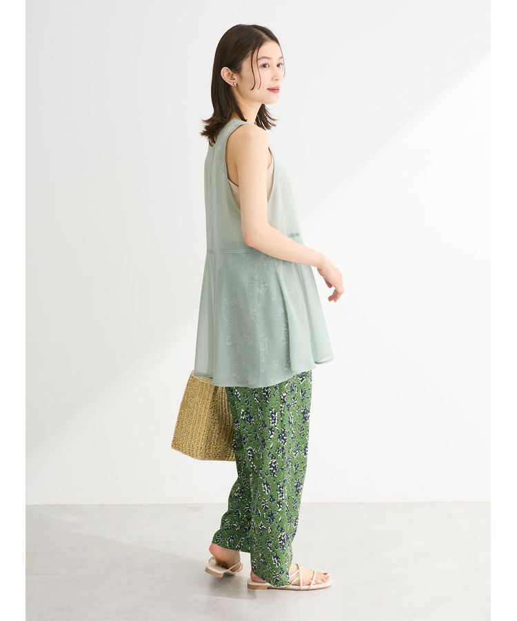 Green Parks「・ELENCARE　DUEオーガンジーノースリチュニック」|チュニック|