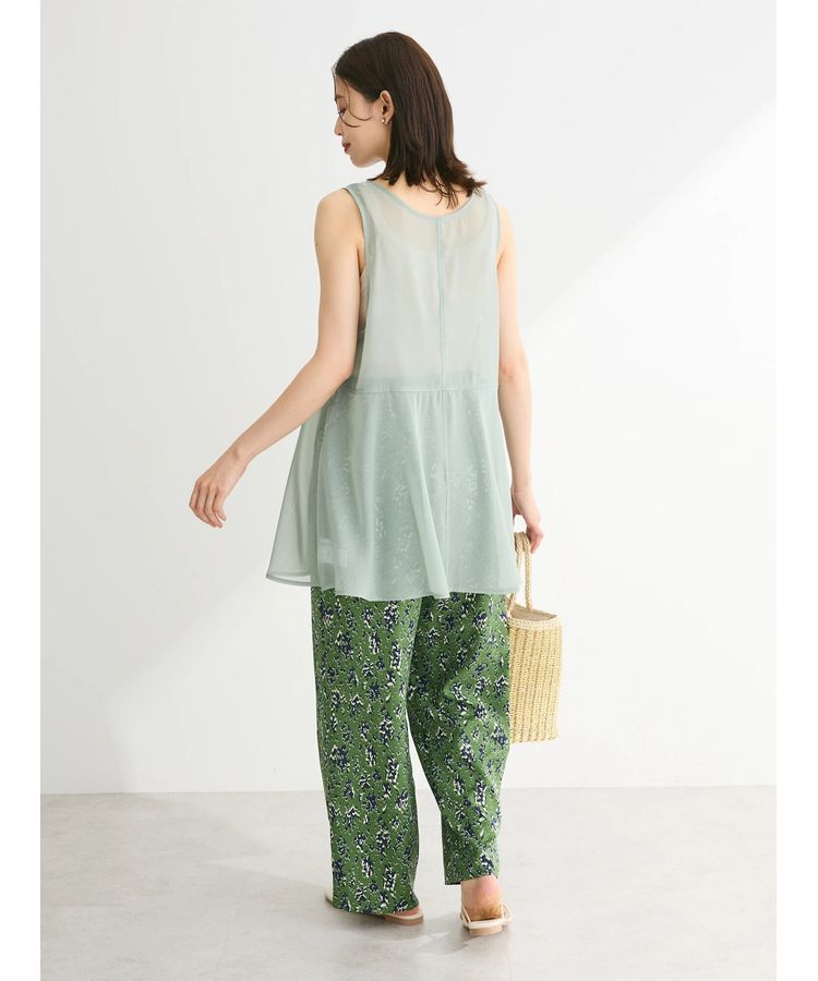 Green Parks「・ELENCARE　DUEオーガンジーノースリチュニック」|チュニック|