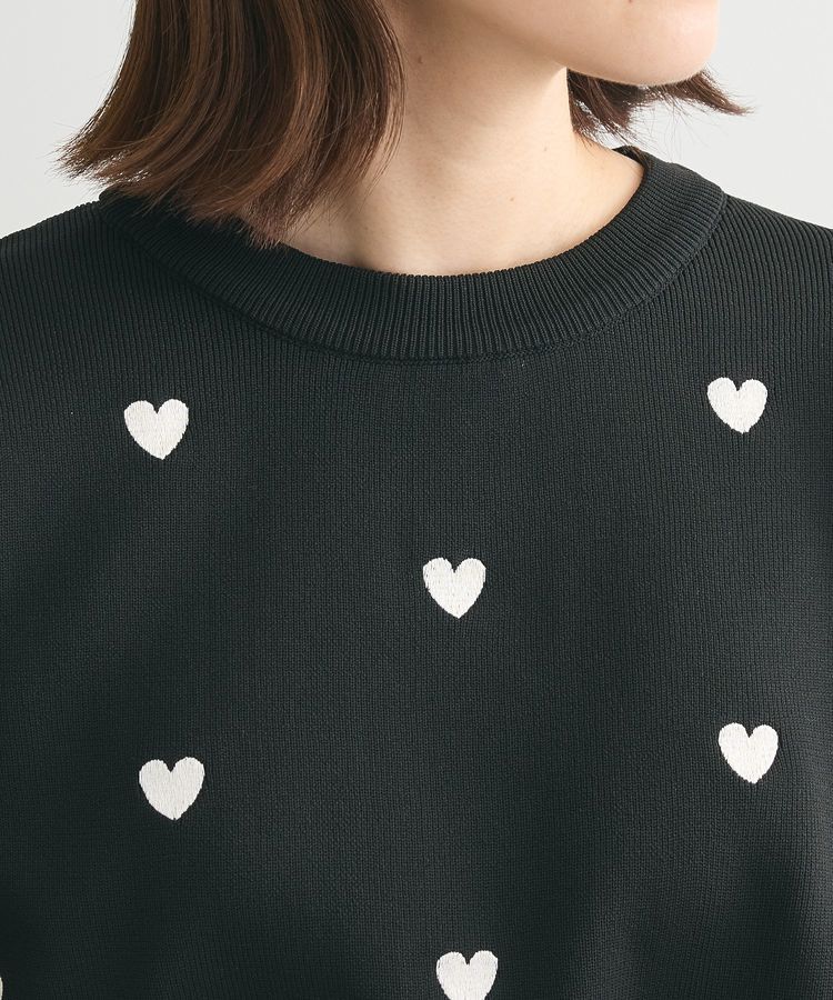 Green Parks「・swing by ハート刺繍ニット」|ニット・セーター|