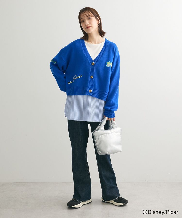 Green Parks「トイストーリー/ワッペンショート丈カーディガン」|カーディガン|