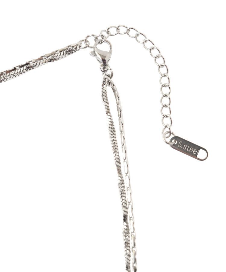 Green Parks「・HALF TIME サージカルレイヤードネックレス」|ネックレス|