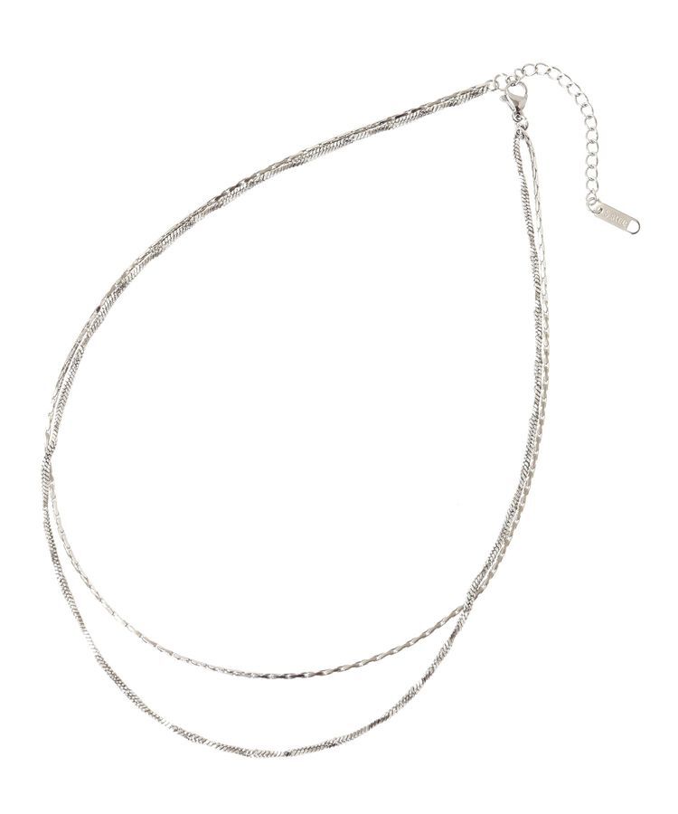 Green Parks「・HALF TIME サージカルレイヤードネックレス」|ネックレス|