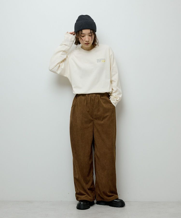 Green Parks「●NB プレミアムロゴロングスリーブTシャツ」|Tシャツ・カットソー|