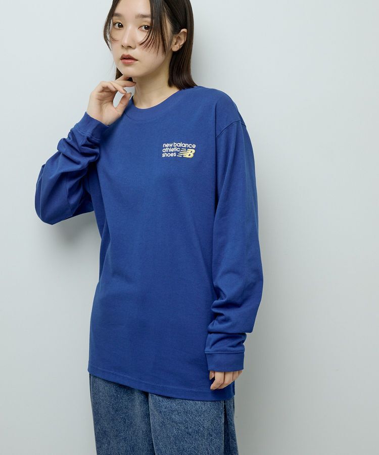 Green Parks「●NB プレミアムロゴロングスリーブTシャツ」|Tシャツ・カットソー|Blue