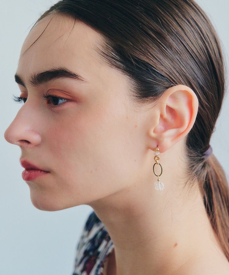 YECCA VECCA「クォーツピアス」|ピアス|